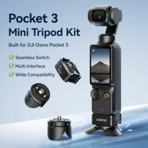 Ulanzi PK-08 Pocket 3 Mini Tripod / PK-11 Arri Locating Base for DJI Osmo Pocket 3 for Livestreaming Vlog Travel Photograph - AliExpress 44